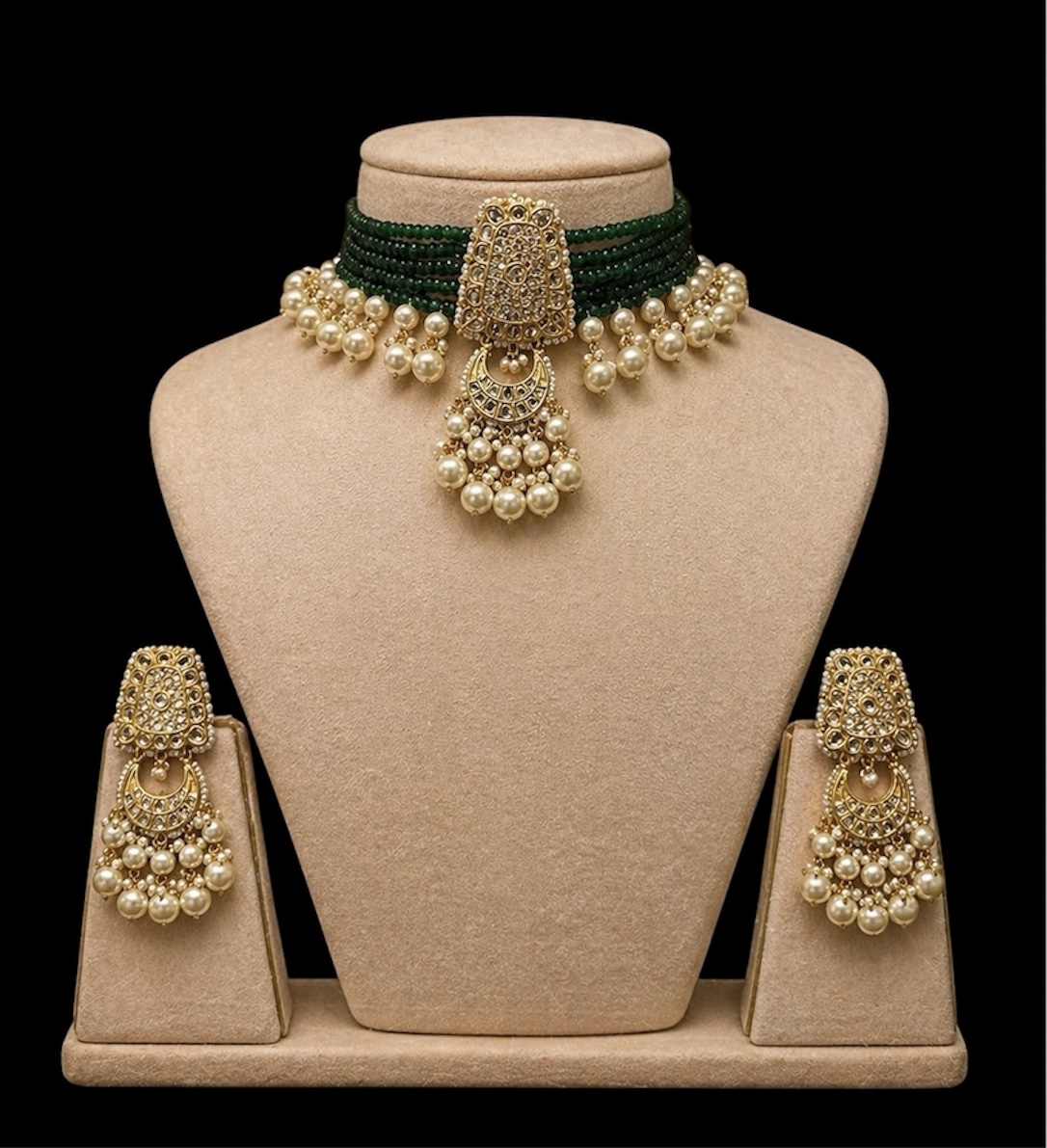 Noor ziya Polki choker