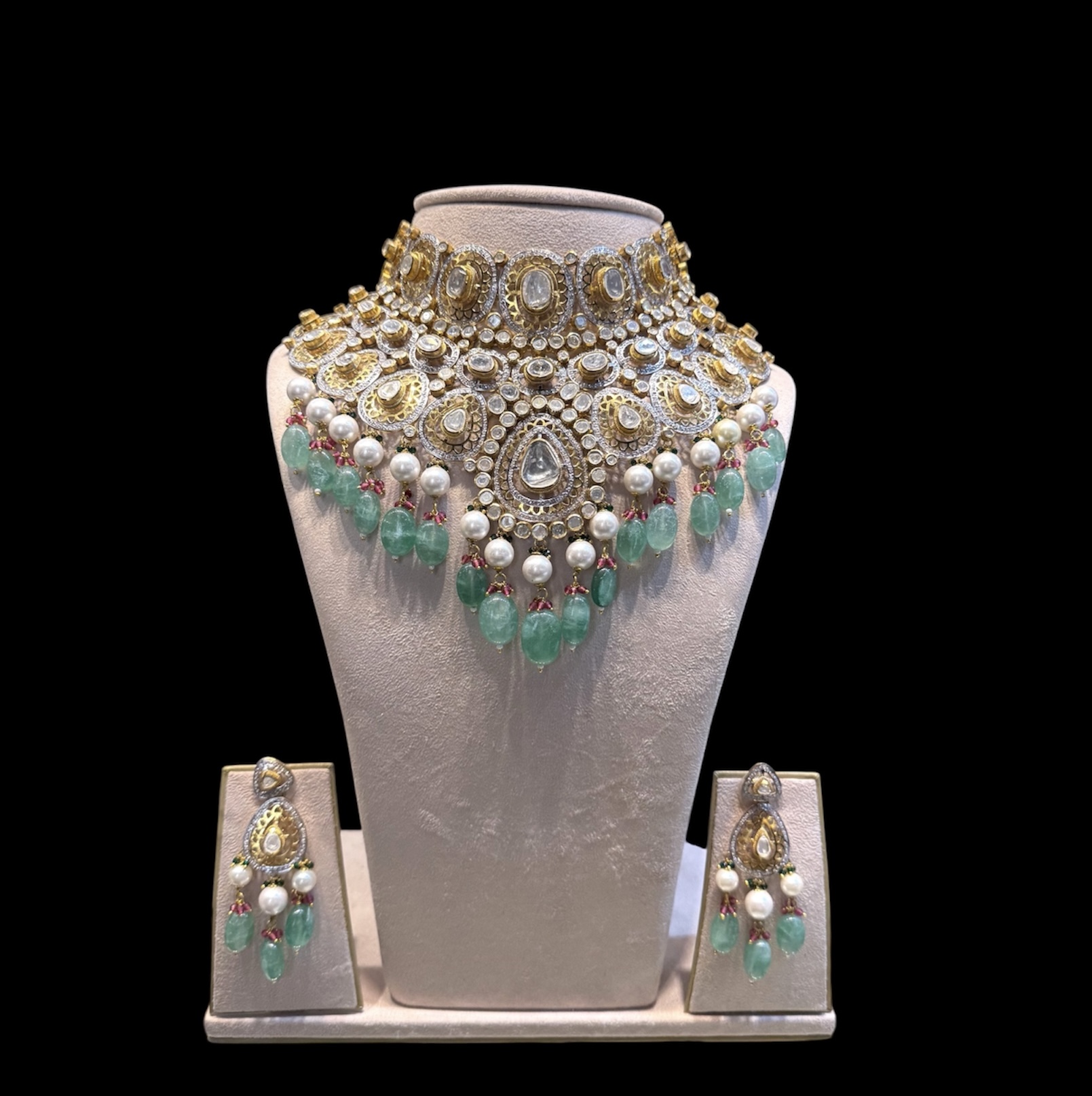Shahi Aabha Polki Choker Set