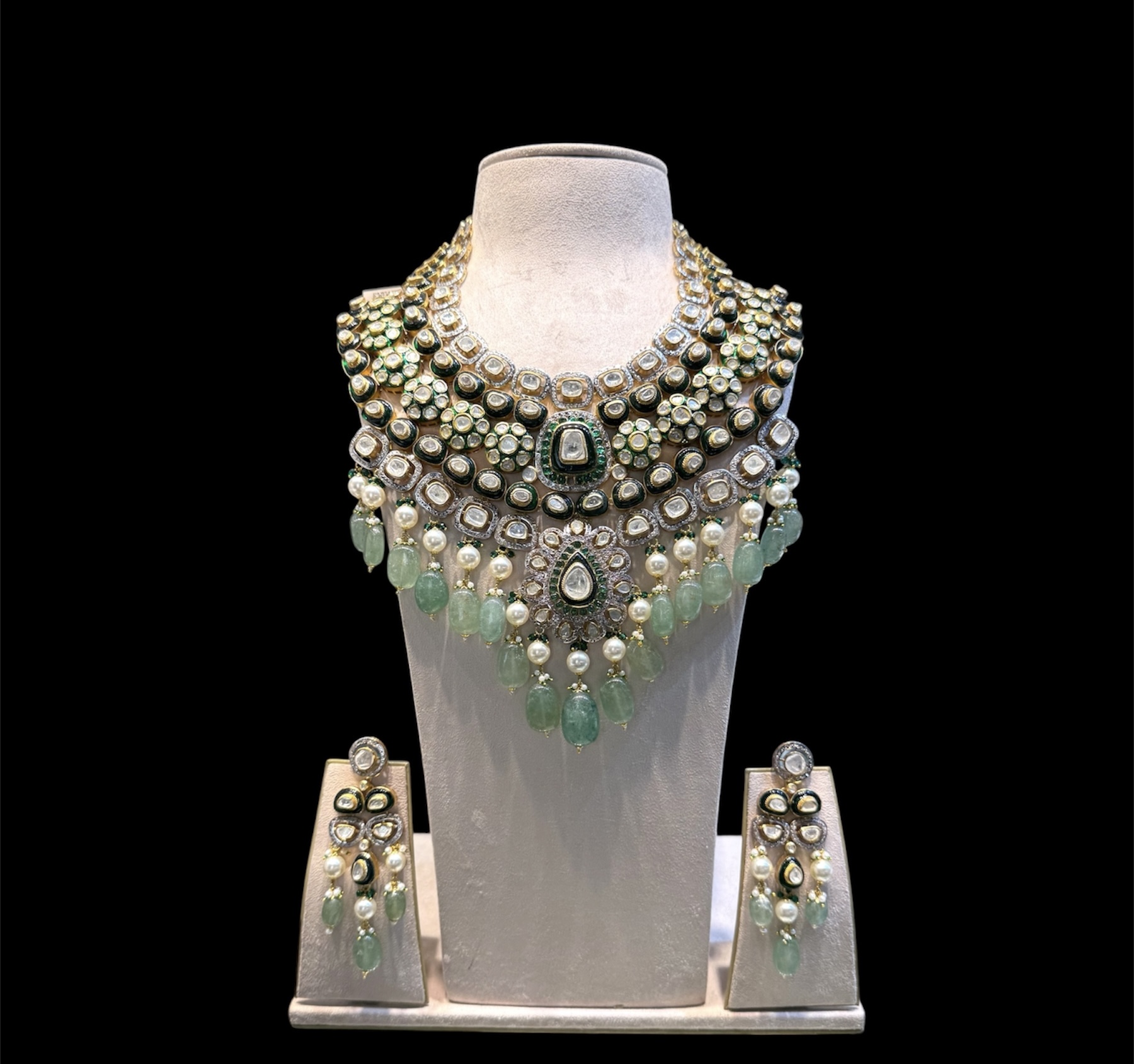Bridal polki guluband set